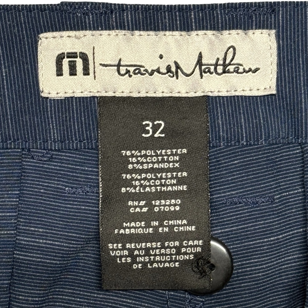 Travis Mathew Beck Shorts Blue Mens 32 Performance Golf Athletic Preppy Summer - Picture 13 of 14